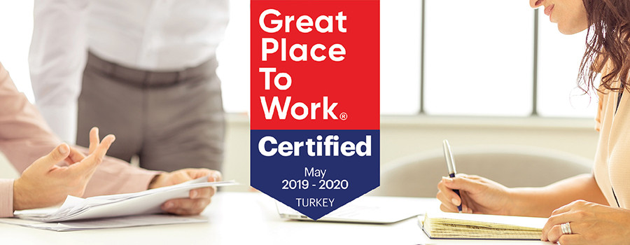 “Great Place To Work Certified” Şirketi Olarak Anılmaya Hak Kazandık!