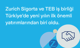 Türk Ekonomi Bankası (TEB) ve Zurich Sigorta, sigorta ürünlerinin TEB müşterilerine sunulması için dağıtım kanalı anlaşması imzaladı.