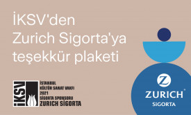 İKSV’den Zurich Sigorta’ya Teşekkür Plaketi