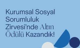 Sürdürülebilir Kalkınma Amaçlarına Değer Katan Şirketler Ödülleri’nde, Altın Ödül’ü Kazandık!