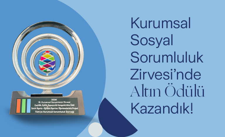 Sürdürülebilir Kalkınma Amaçlarına Değer Katan Şirketler Ödülleri’nde, Altın Ödül’ü Kazandık!