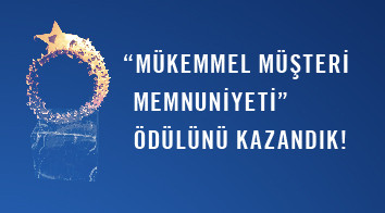 “Mükemmel Müşteri Memnuniyeti” Ödülünü Kazandık!